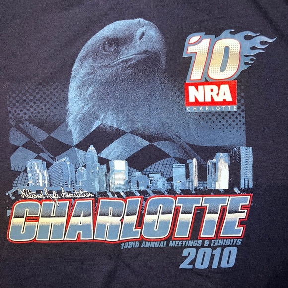 NRA 2010 Charlotte 139th Annual Meetings & Exhibits Tee Size Large - Picture 2 of 3